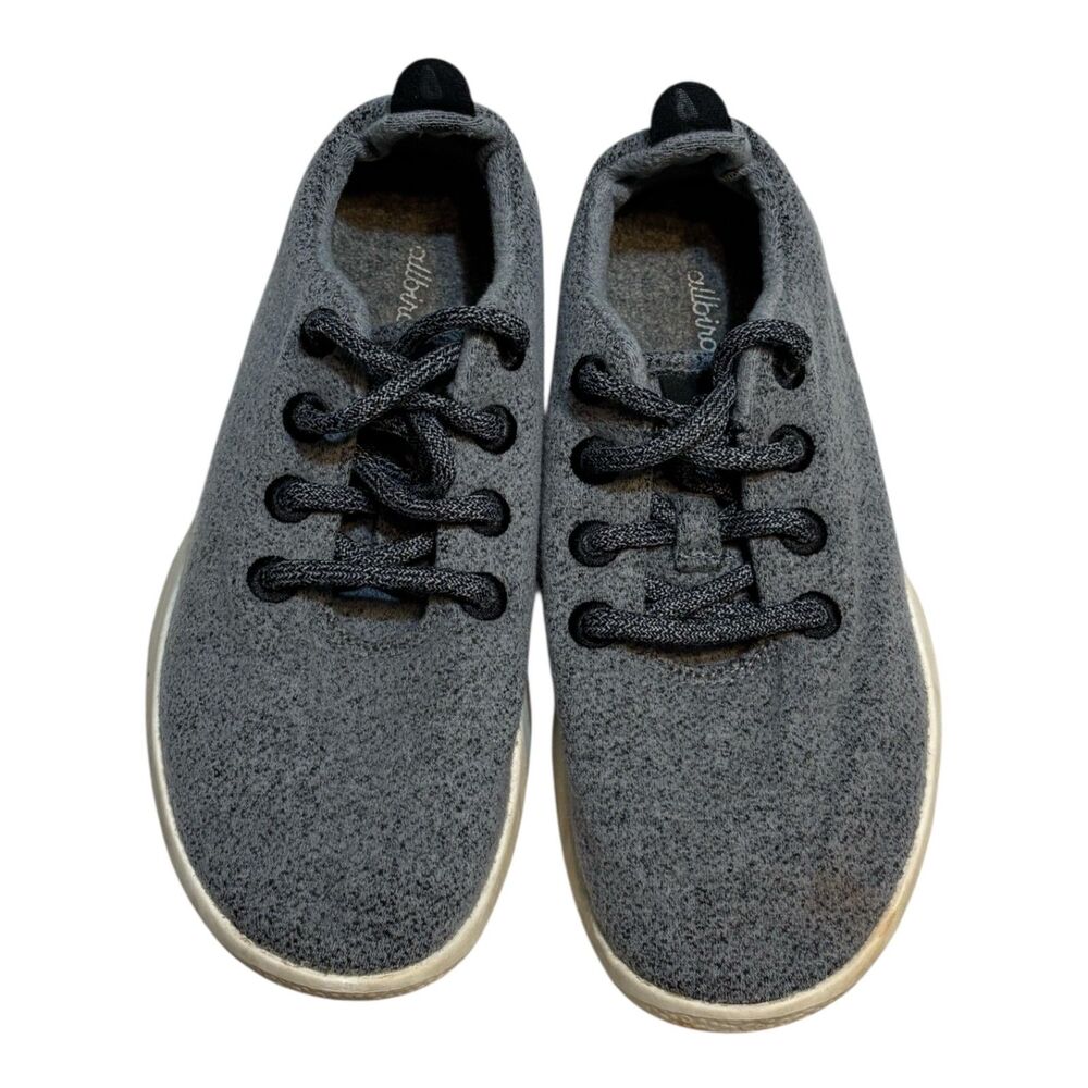 Allbirds Wool Runners Gray Merino Wool Sneakers Women's 8 Comfort Walking Shoes